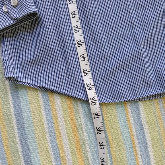 ⭐ Croft & Barrow Easy Care Classic Fit plaid dress shirt size 16.5 34/35 - Picture 4 of 8